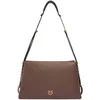Image de PINKO schoudertas Triplet Marrone Castano - Antique Gold bruine