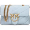 Image de Pinko Love Puff Mini Schoudertassen Dames - Lichtblauw - Maat ONESIZE