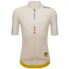 Image de Santini Mj Mont Ventoux Korte Mouw Wielertrui Beige 4XL Man