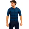 Image de Santini Pirelli Korte Mouw Wielertrui Blauw M Man,Vrouw