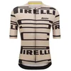 Image de Santini Pirelli Korte Mouw Wielertrui Beige S