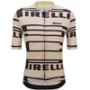 Image de Santini Pirelli Korte Mouw Wielertrui Beige XL Man,Vrouw