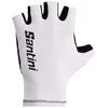 Image de Santini 3d Korte Handschoenen Wit XL