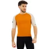 Image de Santini Pelle Stelth Fir Slip-on Korte Mouw Wielertrui Oranje S