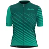 Image de Santini Astro Korte Mouw Wielertrui Groen XL Vrouw