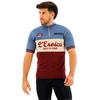 Image de Santini Eroica 28° Gaiole Korte Mouw Wielertrui Blauw S Man