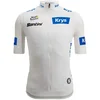 Image de Santini Tour De France White 2025 Korte Mouw Wielertrui Wit XL Man