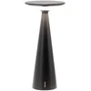 Image de Zafferano Damina - Oplaadbare LED-tafellamp, touchdimmer, 8 uur batterijduur, IP65 - draadloos, zwarte aluminium afwerking