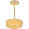 Image de Swap mini pro Matte Gold oplaadbare en dimbare LED-tafellamp - 2W, 2200-2700-3000K, IP65
