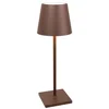 Image de Zafferano Poldina L Bureau Corten LED tafellamp, oplaadbaar en dimbaar, met een batterijduur tot 12 uur