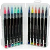 Image de LEGAMI - Brush pennen - 12 kleuren - penseelpunt