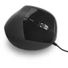 Image de Ewent EW3157 Vertical Ergonomic - Muis - ergonomisch - optisch - 6 knoppen - met bekabeling - USB - zwart
