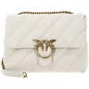 Image de PINKO Leren Schoudertas Love Puff Big CL Sheep Nappa White - Antique Gold Crème