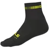 Image de Sokken Logo Q-Skin - Zwart-Fluo Geel - 40-43