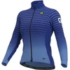 Image de Ale Dames Fietsshirt Lange Mouwen PR-R Bullet - Blauw - M - Valt klein