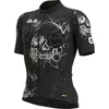 Image de Ale Fietsshirt Korte Mouwen Graphics PRR Skull - Zwart - L - Valt klein