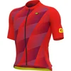 Image de Ale Fietsshirt Korte Mouwen Graphics PRR Square - Rood - M - Valt klein