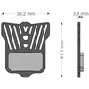 Image de Brenta Ciclo Light Tech Elixir 9/7/cr/xx/x0/t/tl Avid/sram Remblokken Schijfrem Transparant