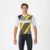 Image de Castelli Heritage fietsshirt korte mouwen BLACK/WHITE-YELLOW - Mannen - maat XL