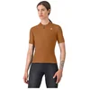 Image de Castelli Libera 2 Korte Mouw Wielertrui Bruin M Vrouw