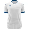 Image de Macron Wyvern Eco Shirt Korte Mouw Kinderen - Wit / Royal | Maat: 7-8 Y