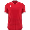 Image de Macron Wyvern Eco Shirt Korte Mouw Kinderen - Rood / Wit | Maat: 7-8 Y