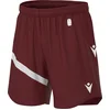 Image de Macron Shen Eco Short Heren - Bordeaux / Wit | Maat: L