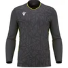 Image de Macron Corvus Eco Keepershirt Lange Mouw Heren - Antraciet / Fluogeel | Maat: 3XL