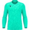 Image de Macron Corvus Eco Keepershirt Lange Mouw Heren - Turkoois / Zwart | Maat: 3XL