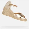 Image de GEOX GELSA LOW DAMES Sandalen - LICHT GOUD - Maat 40