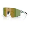 Image de Bliz P003 Bril Transparent White - Green Small