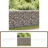Image de vidaXL Schanskorfmuur - 900x30x100 cm - Gegalvaniseerd staal Schanskorf - Gabion Muurtje - Tuinset - Tuin Decoratie - Wandbekleding