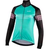 Image de Nalini - Dames - Fietsjack winter - Winddicht Warm Wielrenjack - Zwart - Turquoise - STRADALADYJKT - L