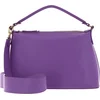 Image de LIU JO Leren Schoudertas Handtas LH X LJ Calf Hobo Violet Paars