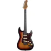 Image de EKO ST300 SB elektrische gitaar sunburst, 3 single-coils, 22 frets, aged tortoise slagplaat, vibrato