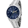 Image de Maserati watch - R8873624004 - Sorpasso - chronograaf - zilver - blauw - roestvrijstaal - heren - horloge - 42 MM