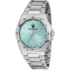 Image de Maserati - R8853153002 - Velocita - Slim - Watch - 3H - zilver - licht blauw - heren - horloge - 40 MM