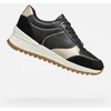 Image de GEOX DESYA DAMES Sneakers - ZWART/LICHTGOUD - Maat 39