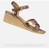 Image de GEOX ISCHIA CORDA DAMES Sandalen - DONKERBEIGE - Maat 41