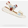 Image de GEOX FLEXTRIDE S DAMES Sandalen - MELKWIT/LICHTBLAUW