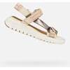 Image de GEOX FLEXTRIDE S DAMES Sandalen - MELKWIT/DONKERBEIGE - Maat 36