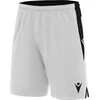 Image de Macron Tempel Short Kinderen - Wit / Zwart | Maat: 7-8 Y