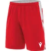 Image de Macron Tempel Short Heren - Rood / Wit | Maat: XL