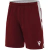 Image de Macron Tempel Short Kinderen - Bordeaux / Wit | Maat: 11-12 Y