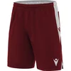Image de Macron Tempel Short Heren - Bordeaux / Wit | Maat: L