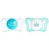 Image de Chicco Fopspeen Kroon/prins Physio Micro Blauw/wit 2 Stuks