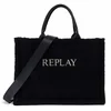 Image de REPLAY schoudertas shopper Shoulder Bag Black zwart