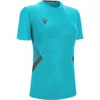 Image de Macron Victory Skat Shirt Korte Mouw Dames - Hemelsblauw / Antraciet | Maat: 3XL