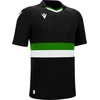 Image de Macron Charon Eco Shirt Korte Mouw Kinderen - Zwart / Groen / Wit | Maat: 164