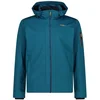 Image de Cmp Zip Hood 39a5027 Softshelljack Blauw XL Man